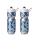 HydraPak Polar Sport Insulated Water Bottle 2-Pack (20oz, Contender Blue) - color: Contender Blue, style: 20oz/600ml (2-Pack)