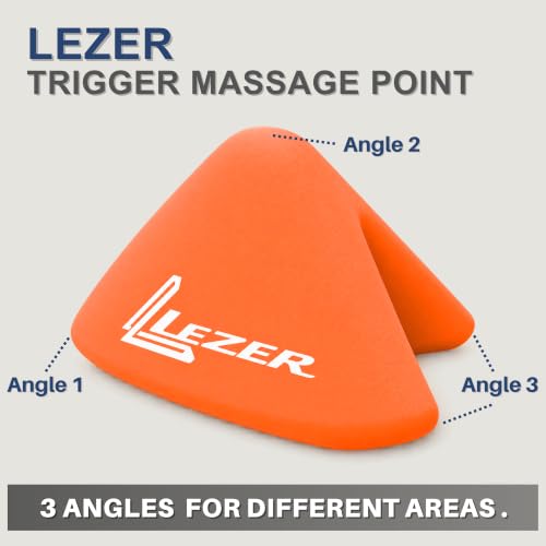 Trigger Massage Point, 3-Angle Deep Tissue Massager, Muscle Release, Orange - style: 01 - Trigger Orange