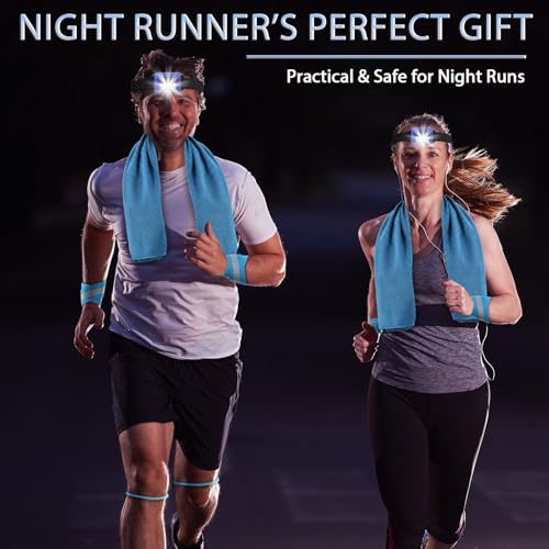 Halloscume 21 Pcs Runner Gift Set Marathon Gifts for Runners - color: Blue