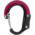 GEAR AID HEROCLIP Small Carabiner Gear Clip with 360° Swivel Hook - color: Black & Red, size: 1 Carabiner