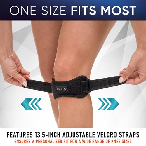 2 Pack Patellar Tendon Support Strap, Knee Brace, Knee Support, Pain Relief - color: Gray