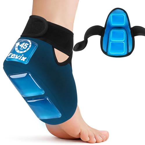 REVIX 45-Min Heel Ice Pack Wrap for Achilles Tendonitis & Plantar Fasciitis - style: 1 Pack