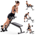 Sunny Health & Fitness Multi-Function Roman Chair - color: Black