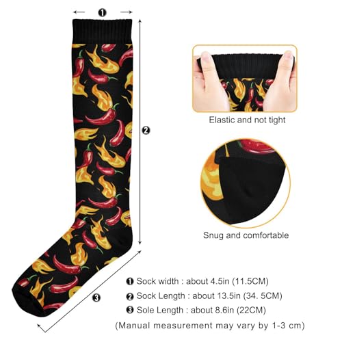 Wusikd Pirate Skulls Compression Socks for Women and Men Circulation Cute Long Socks for Athletic Running 1 - color: Multi 1