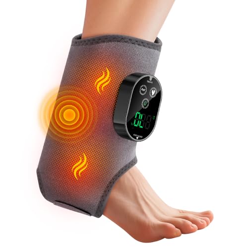 Cordless Foot Renew Triple Method Massager,Ankle Heating Pad for Relaxation