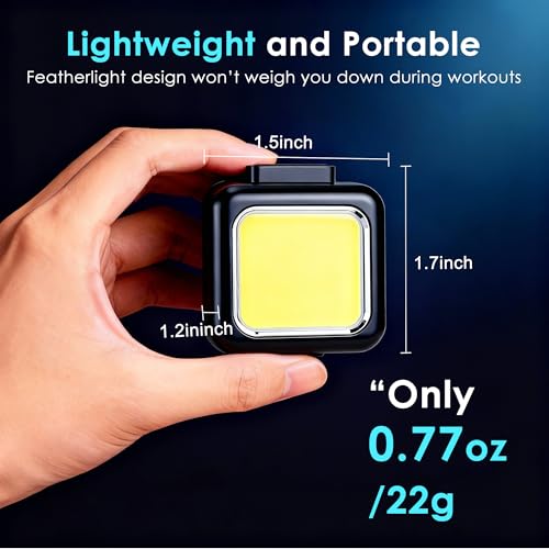 Running Lights for Runners 2 Pack, Rechargeable Clip On LED Safety Light