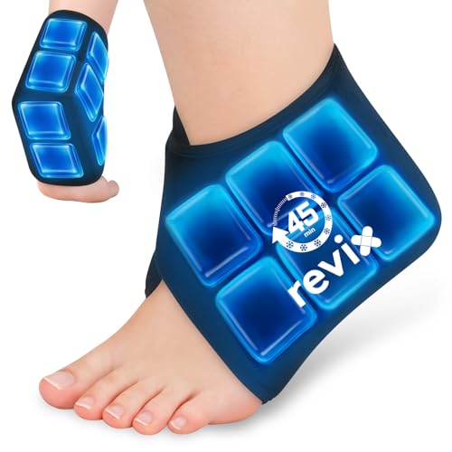 REVIX Ankle Ice Pack Wrap for Plantar Fasciitis, 45-Min Long Lasting Cold - style: 1 Pack