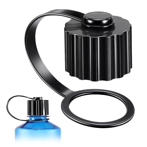 Narrow Mouth Water Bottle Replacement Lid - color: Black