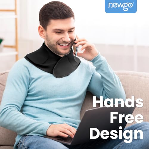 NEWGO Neck Ice Pack Wrap Gel, Ice Packs for Neck Reusable, Hot and Cold Compress, Relief of Pain, Swelling, Office Pressure and Surgery Recovery