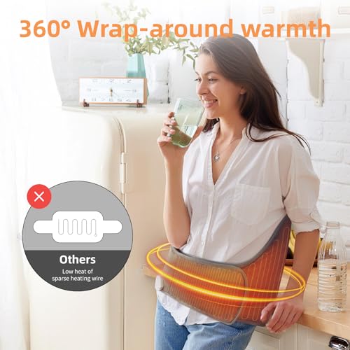 Extra-Large Heating Pad 15.7" x 50". 6 Heat Settings & 4 Timers