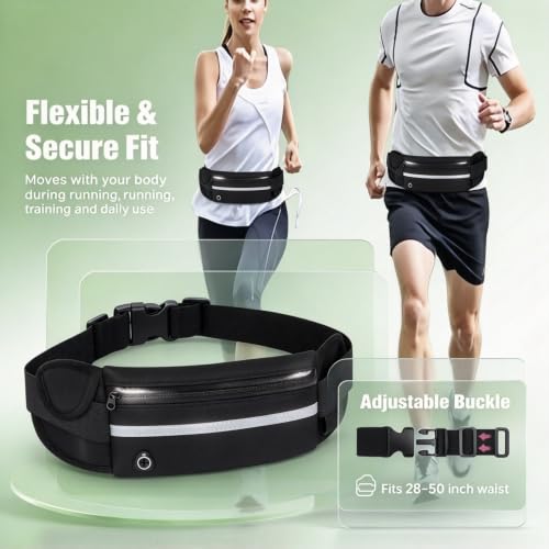Running Belt Waist Pack,waterproof,Adjustable,elastic for Me&Women