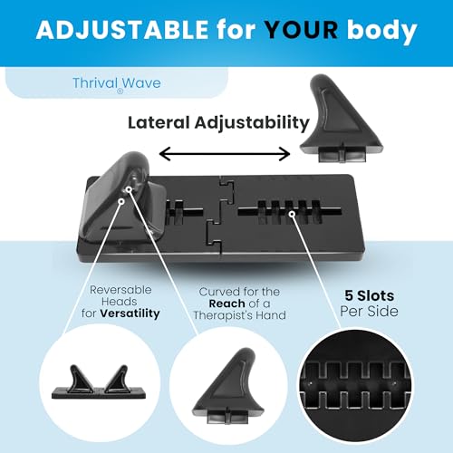 Thrival Wave, Adjustable Psoas Muscle Release Tool, Patented, Carbon Black - color: Carbon Black, size: Thrival Wave