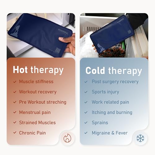 Flexible Hot and Cold Gel Pack Medium 8" x 12" - size: Medium, style: Blue