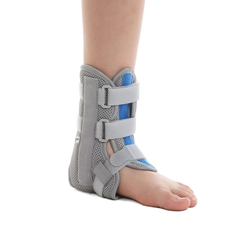 Kids Pediatric Ankle Brace, Neoprene Ankle Splint with Adjustable Straps, Universal Fit, Lightweight Support (Large) - size: Large