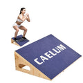 CAELUM Slant Board for Squats, Training Incline Wedge for Calf Stretching - color: Blue