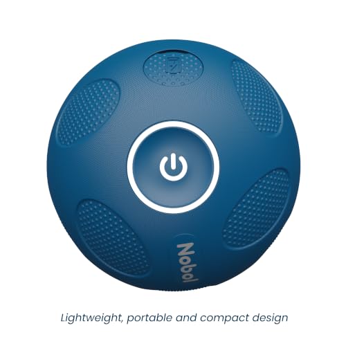 MyoSphere® Vibration Massage Ball & MyoBelt Kit, Portable Muscle Recovery Tool with Bluetooth Belt Remote Deep Tissue Vibration Rechargeable Massager - Nobol Blue - color: Nobol Blue
