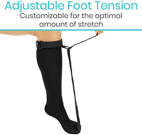 Plantar Fasciitis Stretch Sock Calf Night Relief for Heel High Arch Pain - size: Large