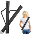 Billiard Pool Cue Case, Black Soft Pool Stick Storage, 32” Carrying Bag for 1/2 Billiard Cue Stick