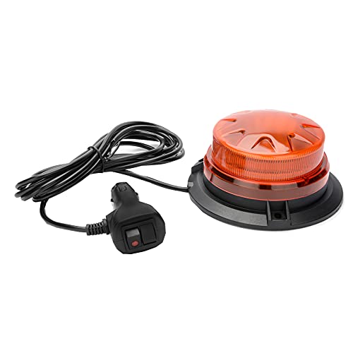 Amber Yellow Led Emergency Strobe Beacon Lights for Car 12V 24V 24-LEDs - color: #1 Amber