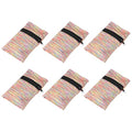 Wrist Pouch Wrist Wallet Wristband with Zipper - color: Rainbow