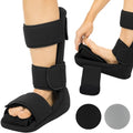 Vive Plantar Fasciitis Night Splint Plus Trigger Point Stretch Wedges - color: Black, size: X-Large