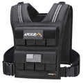 APEXUP Weighted Vest Men, Adjustable Weight Vest for Running - color: Black, size: Vest Only-40lbs
