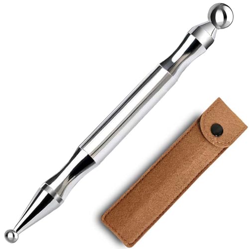 BYYDDIY Stainless Steel Dual Head Facial Reflexology Tool Set (P-L) - style: P-L