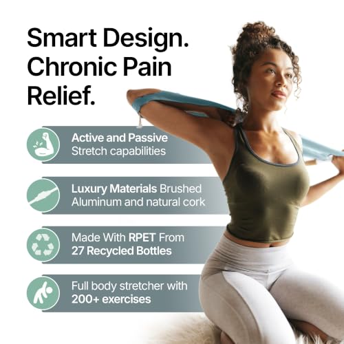 CastleFlexx Mobility and Full Body Strengthening Device - color: Aqua, size: Standard 5'0 - 5'8