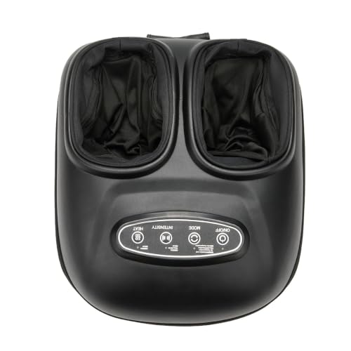 LINGTENG Foot Massager, Heated Foot Massager (Agate Black) - color: Agate Black