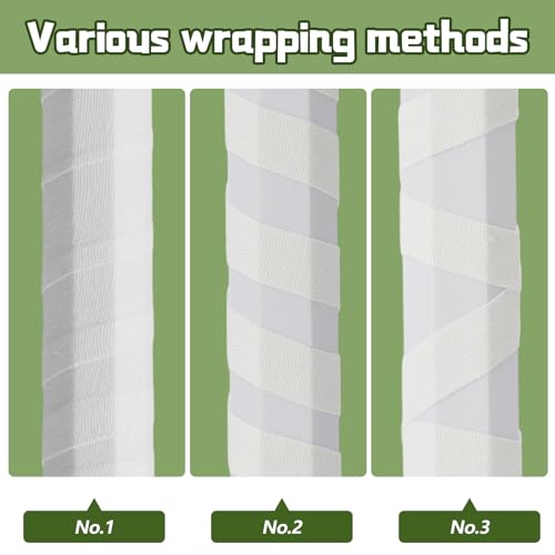 Gemscream 30 ft Lacrosse Stick Tape 1 Inch 1/2 Inch - color: White