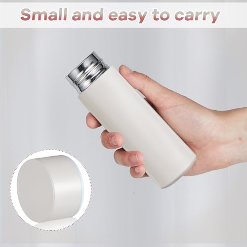 Irenare 5oz Mini Water Bottle, Angel White, Light Pink, 2 Pieces - color: Angel White, Light Pink