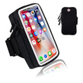 Phone Holder for Running Armband Cell Phone Holder iPhone 16 16e 15 14 13 12 11 Pro Max Xs Xr X Plus SE Mini Galaxy Ultra S25 Note, Sports Arm Bag Bands Fit Exercise Gym Workout Runner Hiking