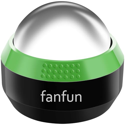 Massage Ice Roller Ball - Cold & Heat Therapy Roller for Deep Tissue Massage Pain Relief, Plantar Fasciitis Roller (Black & Green) - color: Black & Green