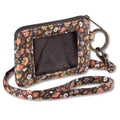 Bella Taylor ID Lanyard, Quilted ID Holder, Twilight Garden - color: Twilight Garden