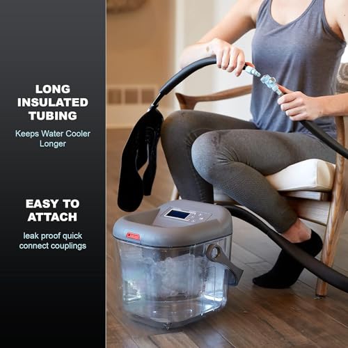 Cold Therapy Machine - Ice Circulation System with Large Adjustable Universal Pad for Knee, Shoulder, Ankle, Neck Pain and Recovery After Surgery - OEM Refurbished