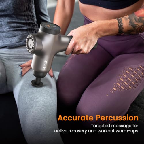 Mebak 3 Massage Gun Deep Tissue, Muscle Massager for Athletes Pain Relief - color: Dark Gray
