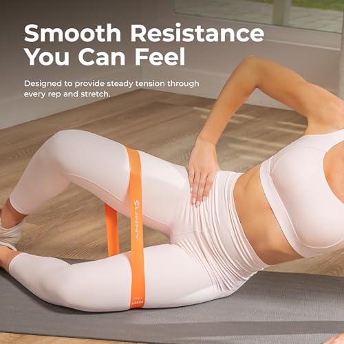 Sunny Health & Fitness 5-Level Resistance Loop Bands for Strength Training