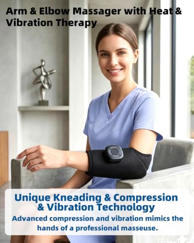 Cordless Air Compression Foot & Ankle Massager with Heat & Vibration,1 Pack - color: Black-1pc