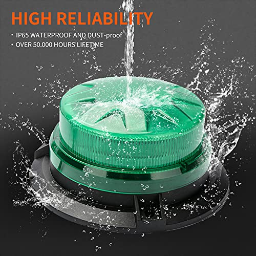 Green Led Emergency Strobe Beacon Lights for Car Vehicles 12V 24V 24-LEDs - color: #4 Green