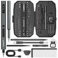 STREBITO Electric Screwdriver, 155 in 1 Precision Electric Screwdriver Set - color: Upgraded-black