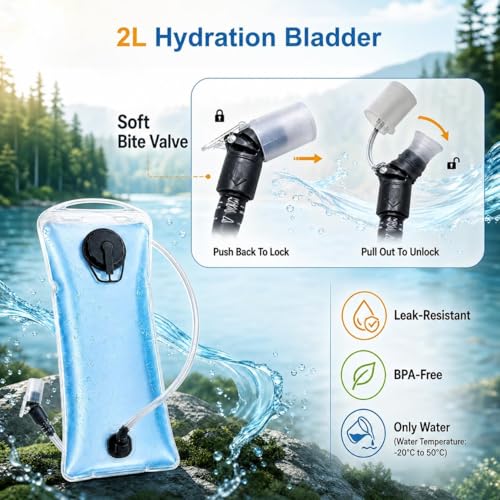 Cooling Vest for Men Women, Hydration Vest for Running Hiking (Blue, One-Size)