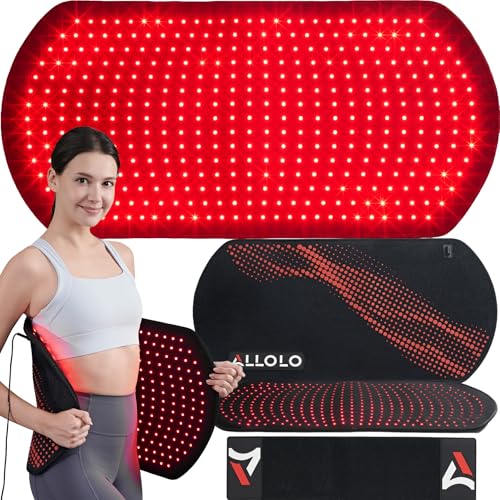 ALLOLO Red Light Therapy for Body, 3 in 1 LEDs Red Light Therapy Belt - size: 32.7"*15.7"