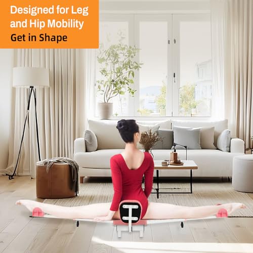 FAHKNS Leg Stretcher,Stretcher Split Machine for Flexibility, 220lb Heavy Duty Steel Frame Stretching Equipment,Leg Stretching Training Machine for Home Gym Split Machine Training Fitness - style: Split Machine