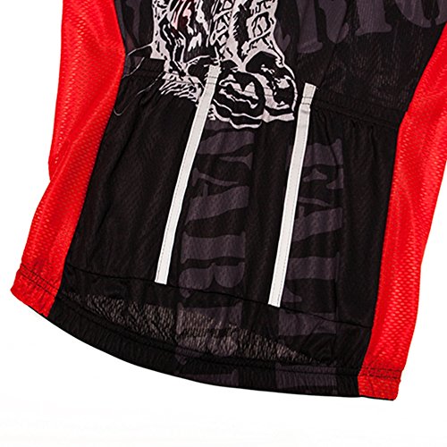 Men's USA Cycling Jersey Short Sleeve Biking Shirts Breathable with Pockets - color: 80 Usa Black, size: Medium