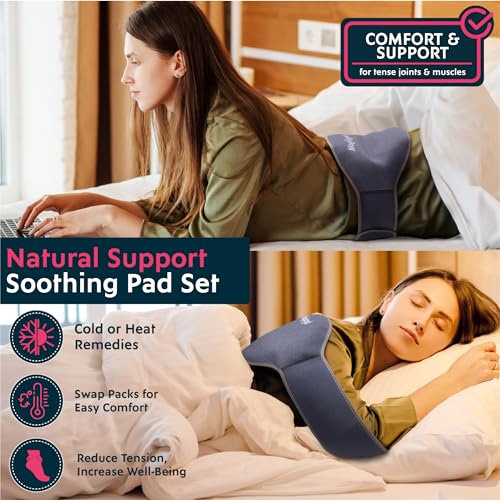 Magic Gel Ice Pack for Back Reusable - 2X Lower Back Ice Pack - Soft Compress for Hot or Cold Therapy - Soft Pad for Lower Lumbar, Sciatica, Tailbone Support - style: Back Pain Gel Pack