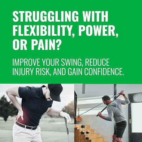 GolfForever Swing Trainer – Golf Fitness & Training System for Strength, Flexibility & Swing Power – Includes Membership & Premium Training Bar for Golf-Specific Workouts - size: Free Trial