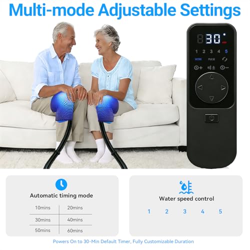 Portable Ice Machine for Knee After Surgery, Cold Therapy Machine w/Wheels