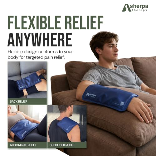 Flexible Hot and Cold Gel Pack Medium 8" x 12", 2 Pack - size: Medium (2 pack), style: Blue
