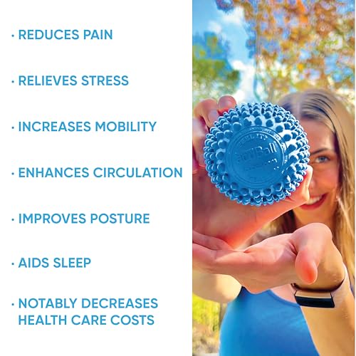 Dr. Cohen's acuball Heatable Massage Ball, Large, Trigger Point Therapy - color: Acuball Large - Blue