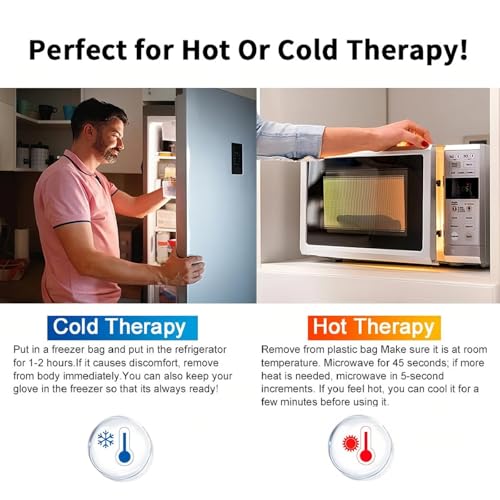 Reusable Gel Ice Packs Hot Cold Therapy with Adjustable Velcro Strap